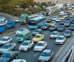 ترافیک نیمه‌سنگین در محورهای چالوس و هراز؛ بارش باران در ۱۹ استان کشور