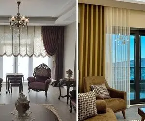 مدلای مختلف پرده سالن پذیرایی؛ از پوشیده ترین سبک تا اروپایی های راحت اما جذاب