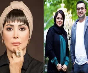 تلاش های کمند امیرسلیمانی برای شیک دیده شدن در نمایشگاه آثار با شکست مواجه شد