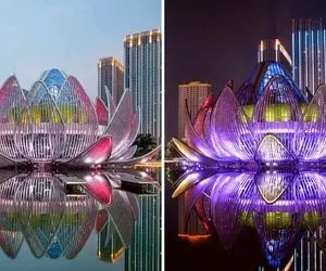 ساختمان نیلوفر آبی، وقتی آدم ادای خدا رو در میاره؛ گل غول پیکر که از دل زمین دالی گفت