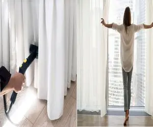 پرده‌ ها رو چطور بدون خراب شدن بشوریم؟/ نکاتی که برای شستشوی پرده‌ ها باید بدونید