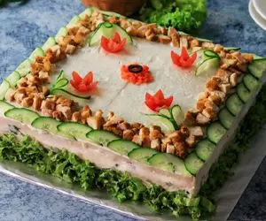 آموزش آشپزی؛ طرز تهیه کیک مرغ