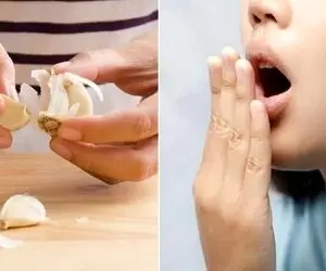 رفع بوی بد سیر از دهان در کمترین زمان برای وقتی که عجله دارید؛ فقط با یه میوه دردسترس