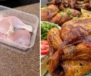 آموزش آشپزی | خیساندن مرغ تو آب نمک و سرکه برای گرفتن بوی زهمش خوبه؟