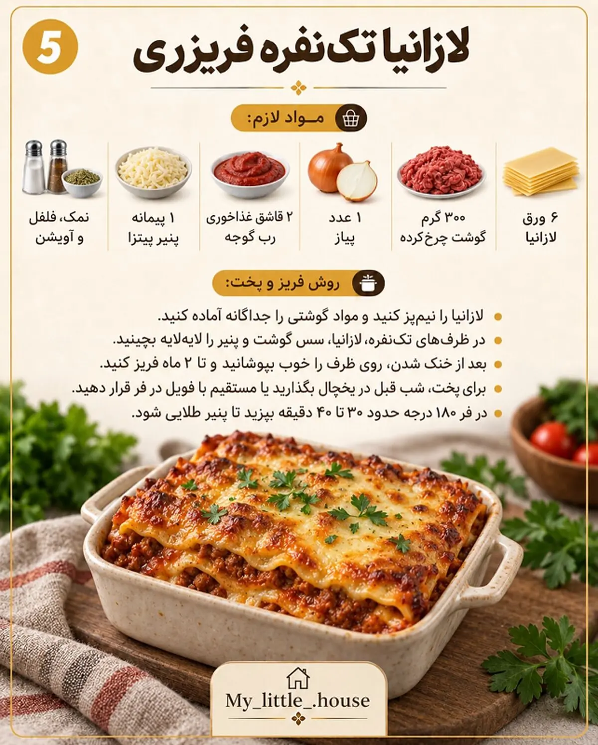 غذای فریزری 5