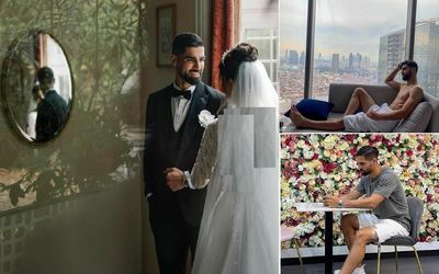 رضا اسدی ازدواج کرد+ همسرش با لباس جذاب عروسی کیست؟