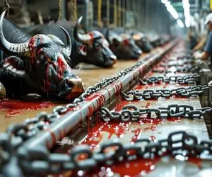 فرآوری بوفالو؛ حقایقی از بزرگترین کشتارگاه بوفالو جهان که ذهن را منزجر میکند