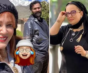 "بهاره رهنما" با کلی رنگ و لعاب فالگیر هم شد؛ حاجی نیست هِی تنگ میپوشیا!