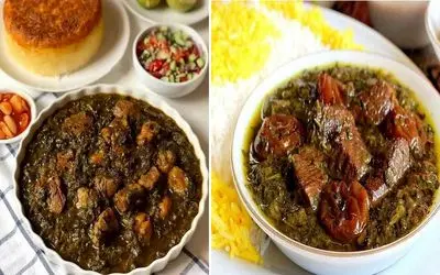 طرز تهیه خورشت آلو اسفناج با تمام نکات / اینجوری لذیذترین غذای ایرونی رو بپزید