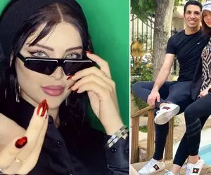 میکاپ "زنِ سپهر حیدری" با "قِر و قمیش" ناجور اونم تو ملا عام!