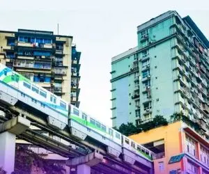 معماری خلاقانه؛ شهر بی انتها چینگ چونگ که برا پایین اومدن باید بری بالا مثل مار تنیده