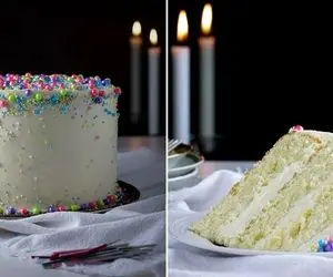 طرز تهیه کیک وانیلی با کرم پنیری؛ ایشون به شدت جذااااب و خوشتیپ تشریف دارن