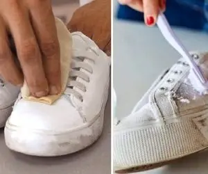گیر کفشای سفیدتی وقتی هیچ جوره تمیز نمیشن؟ این ترفندا آب خوردنن تو تمیز کردن کفش سفید 