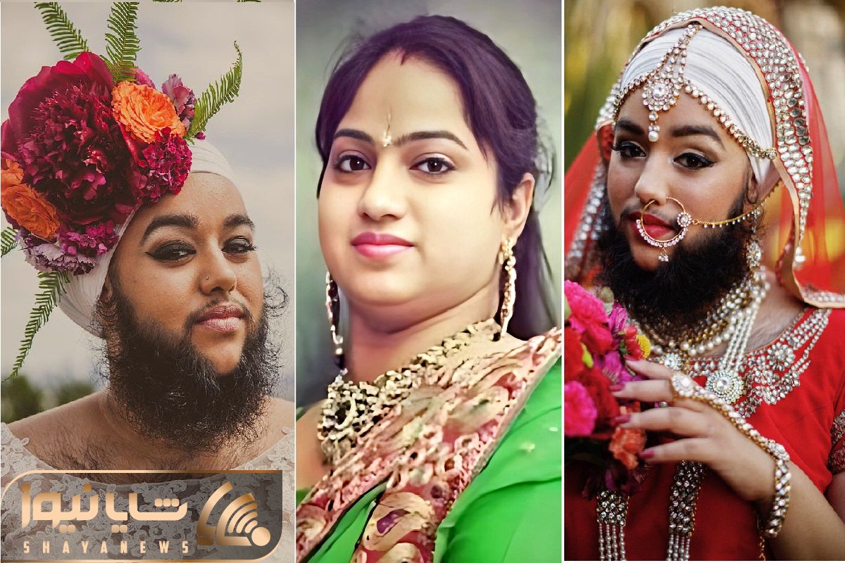 india women has beard shayanews
