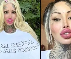 (عکس) اعتیاد سلبریتی دیوانه بادکنکی به جراحی زیبایی!