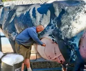 فرآوی گاو؛ گاوهایی که به جای خون تو رگ هاشون شیر جریان داره و هرچی بدوشن باز شیر میاد