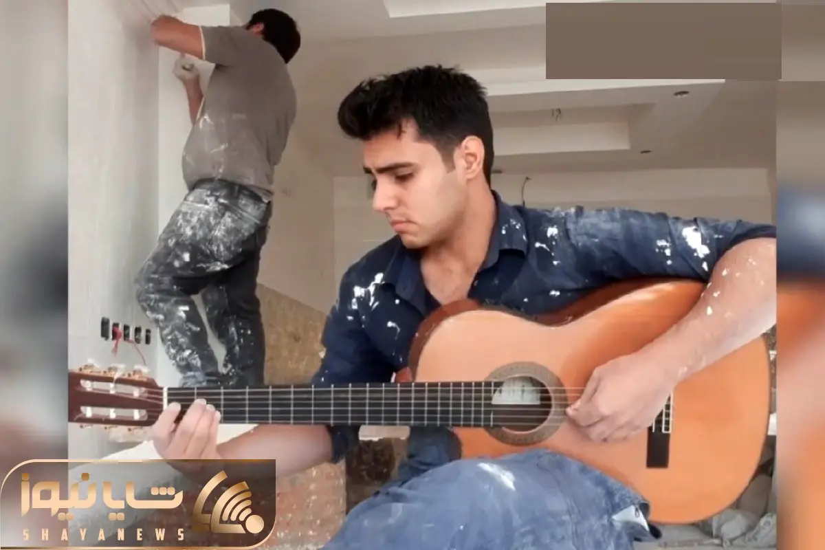 آواز خیابانی؛ پسر خوشتیپ گچ کار چه احساسی از رضا بهرام خوند چه معروفه
