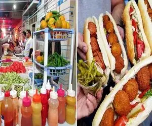 بهترین فلافل عربی تهران؛ طعم تند و آتشین این خوشمزه رو تو دل ساندویچ کثیفای تهرون بچش