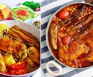 طرز تهیه خورشت بادمجون با مرغ / یه غذای لذیذ و ساده واسه عاشقان بادمجون
