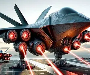 ادوات معاند؛ جنگنده f35 رو با ورق نقره ساختن با لیزر آدم میکشه سازه رو نصف میکنه
