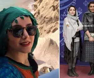 جلب توجه "نازنین بیاتی" با تیپ هفت رنگ و اکسسوری خاص؛ خودشیفتگی خانم واسه چیه