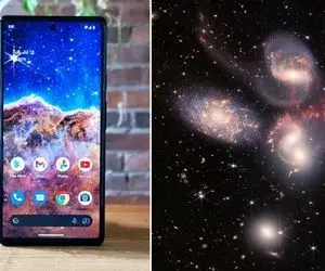 تصاویر ثبت شده توسط جیمز وب بر روی صفحه گوشی های هوشمند شما