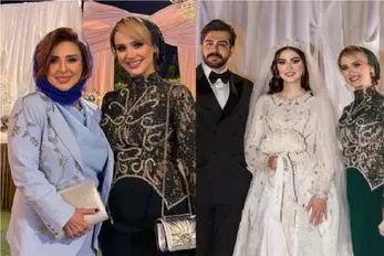 دنیای بازیگران؛ شیک پوشی هنرمندان تو عروسی مریم مومن/ هر کدوم یه پا عروسن