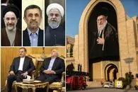 چه کسانی از مقامات در مراسم وداع و تشییع رهبر شهید شرکت نکردند؟