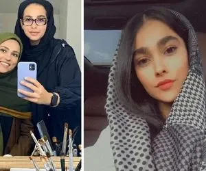 عکس آدرینا صادقی با گریم متفاوت در سریال احضار! 