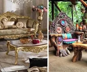 دنیای مبل کلاسیک روستیک / 15 ایده جذاب و مدرن برای دکوراسیون های جدید پسند