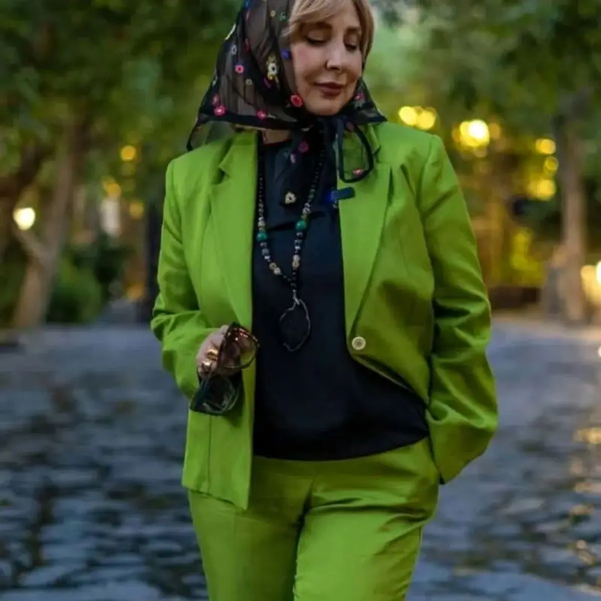 پست تأمل‌برانگیز مرجانه گلچین با استایل خاص