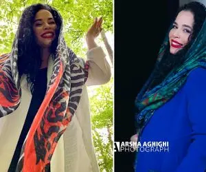 تولد بازی ملیکا شریفی نیا با موی فرفریش؛ این شیطونیا تو تراس آخه!