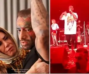 (ویدیو) سحر قریشی در کنار مادر تتلو تو Vip کنسرت؛ ذوق خواهر تتلو قراره عَمه بشم!