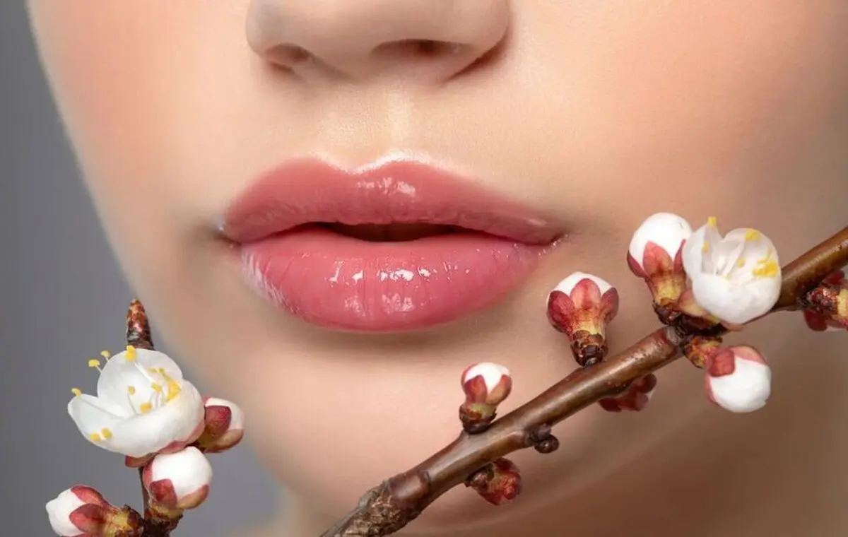 برجسته کردن لب با آرایش