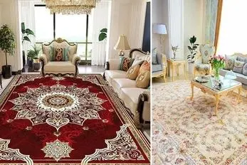 رنگ و گل فرش های مد امسال؛ نحوه هماهنگ و ست کردن طرح فرش با مبلمان و جزئیات دکور