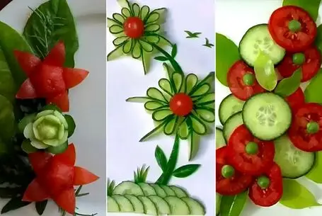 ایده های خلاقانه؛ چند مدل تزئین خیار