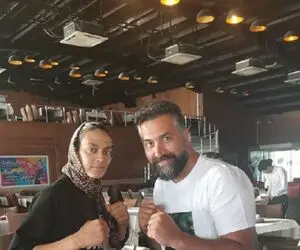 پست عجیب شوهر بهاره رهنما در کنار شهربانو منصوریان