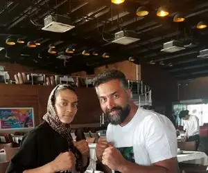 پست عجیب شوهر بهاره رهنما در کنار شهربانو منصوریان