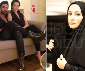 "روناک خانمِ" محجبه اونور آب چه بهش ساخته؛ خوب با آقای شوهر عشق میکنی!