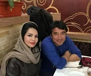 (عکس) رونمایی خداداد عزیزی از همسرش برای اولین بار