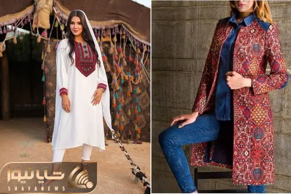 انواع استایل با مانتو بلوچی