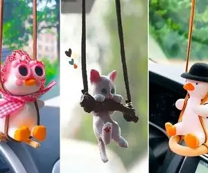 قشنگترین آویزهای آینه ماشین؛ کودک درونت رو با اینا زنده و شاد نگه دار