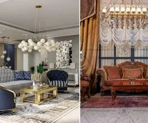 هم مبل استیل میخوای هم راحتی ولی خونت کوچیکه؟ / مبلمان کلاسیک جفتشو بهت میده دلبرانه