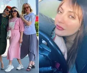 "مهناز افشار" خَرش از پل گذشت کلاً بی خیال شد؛ خانوم شما چه خفن و باحالی!