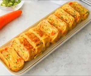 غذای یک ربعی؛ املت فقط اونی که ما میخوریم نیستا این املت رولی کره ای ها رو دریاب