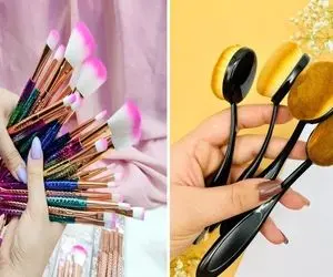 با این ترفندا انواع براش های آرایشیتو به درست ترین شکل ممکن بشور؛ دیگه براش نو نخر