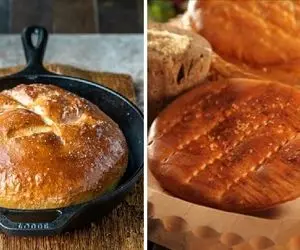 طرز تهیه نون شیرمال بدون فر / خیلی راحت یه نون خونگی خوشمزه درست کن