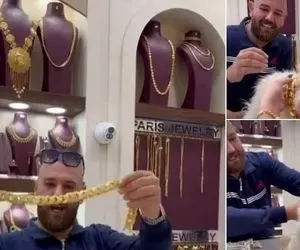 (ویدئو) جنجال خرید گردنبند ۷ میلیاردی برای یک سگ