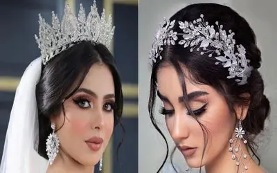 مدل موی عروس با تاج مد 1404 در ایران؛ عروسای امسال میتونن مدعی ملکه بودن باشن