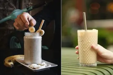 دو تا اسموتی خنک و خوشمزه برای بعد از ورزش با بیش از 10 گرم پروتئین